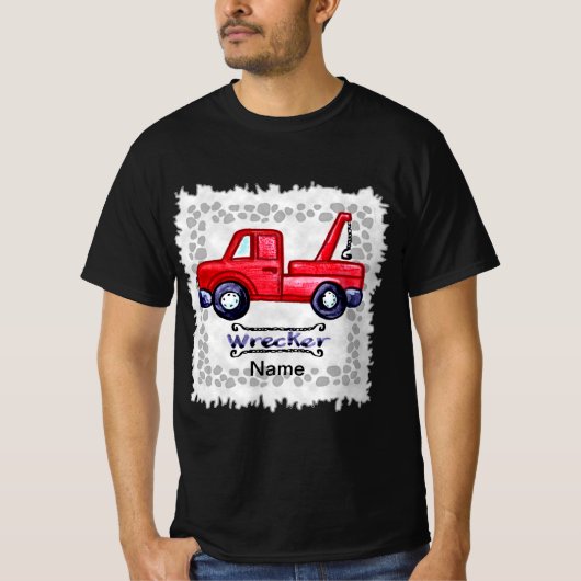 Wrecker Tow Truck Tシャツ (正面)