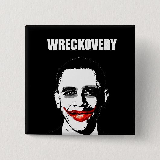 WRECKOVERY 缶バッジ (正面)