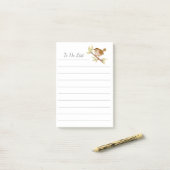 Wren Bird Personalize Post-it®ノートを一覧表示するには ポストイット (デスク上)
