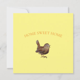 Wren Bird (Troglodytes Troglodytes)の歌 カード