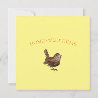 Wren Bird (Troglodytes Troglodytes)の歌 カード