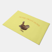 Wren Bird (Troglodytes Troglodytes)の歌 ドアマット (アングル)