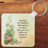  Wren Bird Vineyard Memorial Keepsake キーホルダー (裏面)