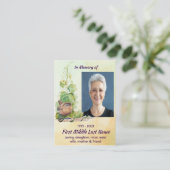  Wren Bird Vineyard Memorial Keepsake 名刺 (スタンド正面)