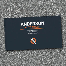 Wrench & Gear - Auto Repair 名刺