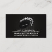 Wrenches Gear and Piston | Industrial Mechanic 名刺 (裏面)