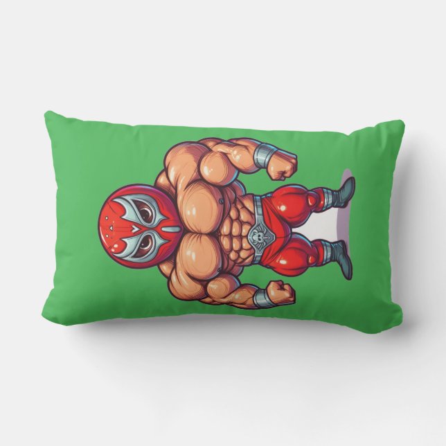 Wreseling men  アウトドアクッション (裏面)