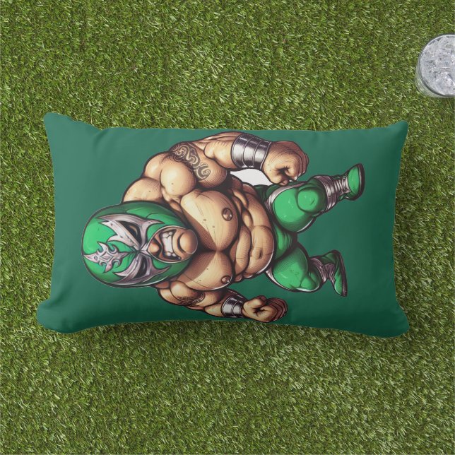 Wreseling men  アウトドアクッション (芝生)