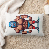 Wreseling men ランバークッション (ブランケット)