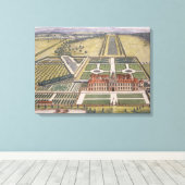 Wrest House in Bedfordshire by Johannes K キャンバスプリント (インサイチュ (ウッドフロア))