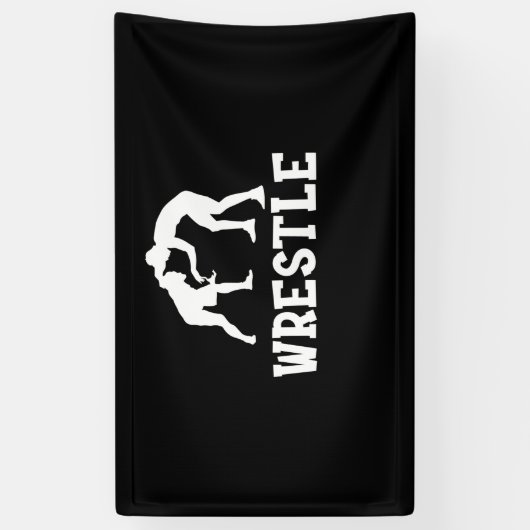 Wrestle wrestling Wrestler Gift 横断幕 (縦)