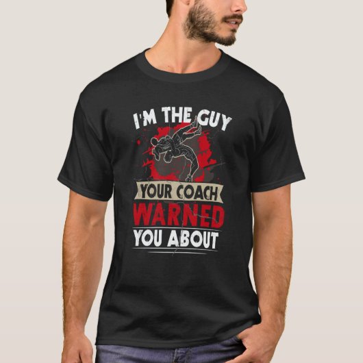 Wrestler  For Boys Girl Wrestler Wrestling Coach Tシャツ (正面)