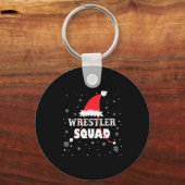 Wrestler Squad Christmas Wrestling Matching Xmas  キーホルダー (正面)