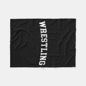 Wrestling  フリースブランケット (正面(横))