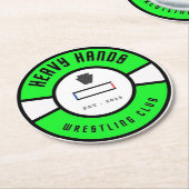 Wrestling Club Items ラウンドペーパーコースター (アングル)