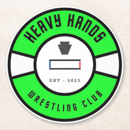 Wrestling Club Items ラウンドペーパーコースター