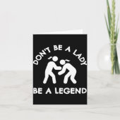 Wrestling Dont Be A Lady Be A Legend  カード (正面)