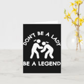Wrestling Dont Be A Lady Be A Legend  カード (黄色い花)