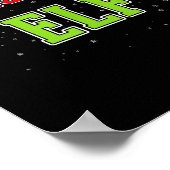 Wrestling Elf Christmas Family Matching Group Xmas ポスター (角)