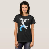 Wrestling For Wrestler Girls Kids Wrestling Tシャツ (正面フル)