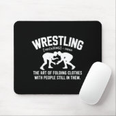 Wrestling Funny Definition The Art Of Folding Clot マウスパッド (マウス)