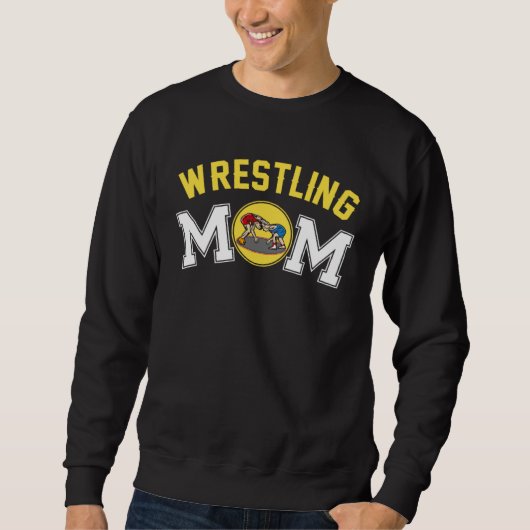 Wrestling Mom  Wrestling Player For Mother s Day スウェットシャツ (正面)