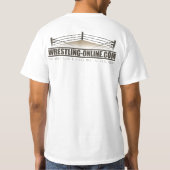 Wrestling-Online.comのワイシャツ Tシャツ (裏面)