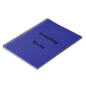Wrestling Rocks Notebook ノートブック (左側)