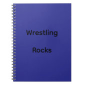 Wrestling Rocks Notebook ノートブック (正面)