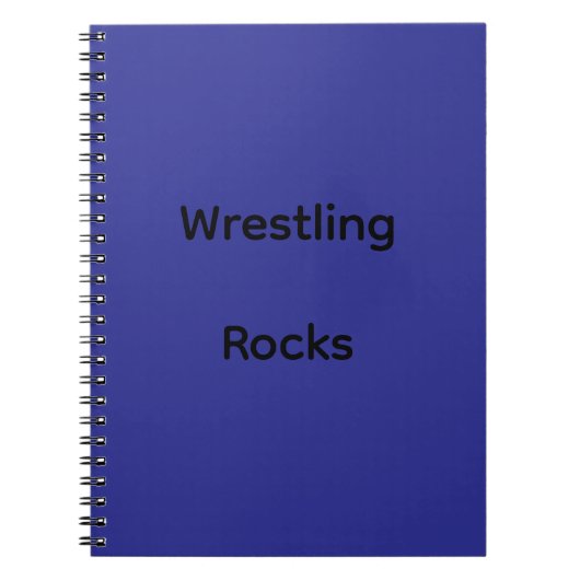 Wrestling Rocks Notebook ノートブック (正面)