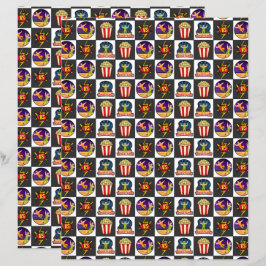 Wrestling Scrapbook Paper