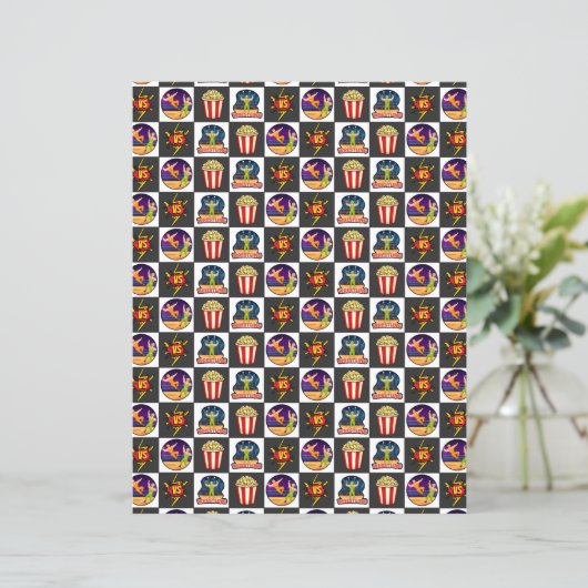 Wrestling Scrapbook Paper (スタンド正面)