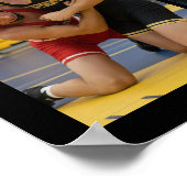 Wrestling Senior Graduate 6 Photo Collage ポスター (角)