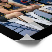 Wrestling Senior Graduation 18 Photo Collage ポスター (角)