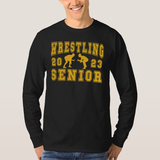 Wrestling Senior Night Wrestling Senior 2023 Gradu Tシャツ (正面)