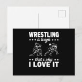 Wrestling Tough Why I Love It Martial Arts Fan ポストカード (正面/裏面)