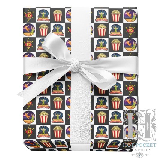 Wrestling Wrapping Paper ラッピングペーパー