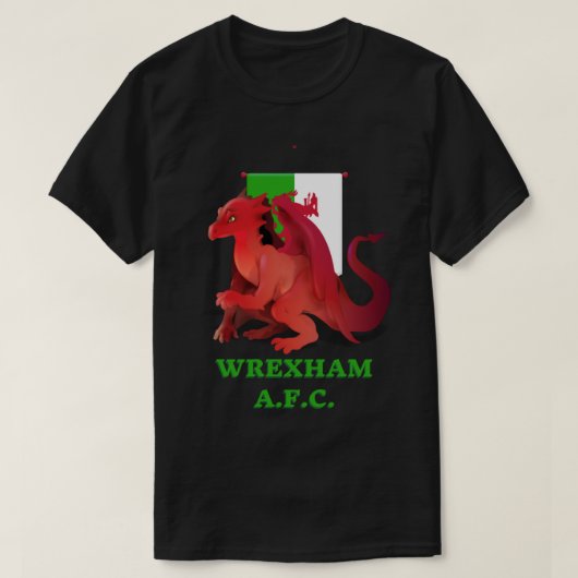 Wrexham AFCファンラバーズクラシック Tシャツ (デザイン正面)