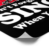 Wrexham Don't Forget To Sing When You Win Red Drag ポスター (角)