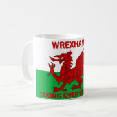 Wrexham Fcがあなたの町を乗っ取る コーヒーマグカップ (正面左)