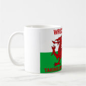 Wrexham Fcがあなたの町を乗っ取る コーヒーマグカップ (左)
