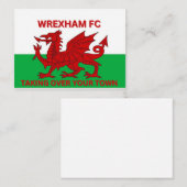 Wrexham Fcがあなたの町を乗っ取る ノートカード (正面/裏面)