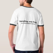 WRIのロゴの信号器T Tシャツ (裏面フル)