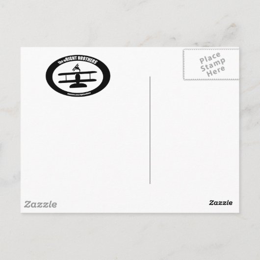 wRIGHT BROTHERSはがき ポストカード (裏面)