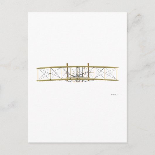 Wright Flyer 1903前面 ポストカード (正面)