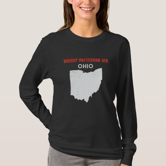 Wright Patterson AFB and Richwood Ohio USA State A Tシャツ (正面)