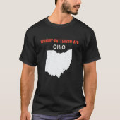 Wright Patterson AFB and Richwood Ohio USA State A Tシャツ (正面)