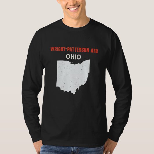 Wright Patterson AFB and Richwood Ohio USA State A Tシャツ (正面)