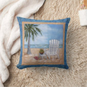 WrightsvilleのビーチのAdirondakの椅子 クッション (ブランケット)