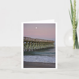 Wrightsvilleビーチ空白の- Greeting Card カード